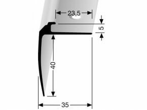 Treppenkantenprofil DEKO Nr. 852
