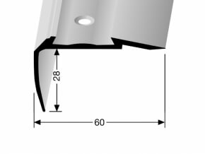 Treppenkantenprofil Messing KOMBI Nr. 706A