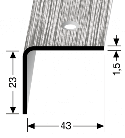 Winkelprofil Nr. 544 Edelstahl