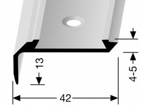 Treppenkantenprofil KOMBI Nr. 701