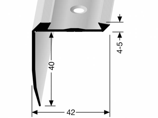 Treppenkantenprofil KOMBI Nr. 709