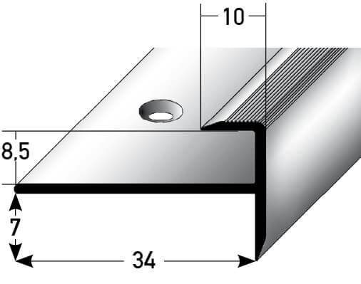 Kantenprofil Nr. 105 (Aluminium)