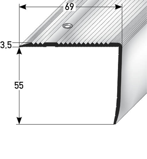 Treppenprofil Nr. 339 (Aluminium)