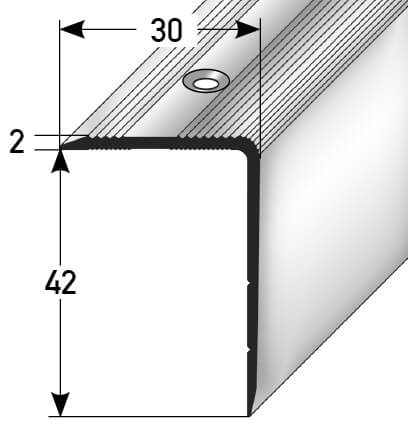 Treppenprofil Nr. 344 (Aluminium)