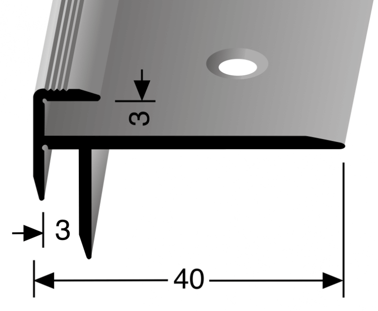 Treppenkantenprofil Nr. 826
